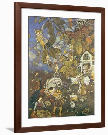 CA Fairy 30-Vintage Apple Collection-Framed Giclee Print
