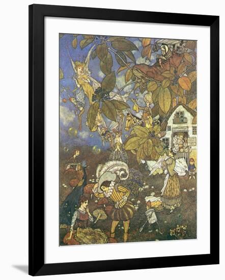 CA Fairy 30-Vintage Apple Collection-Framed Giclee Print