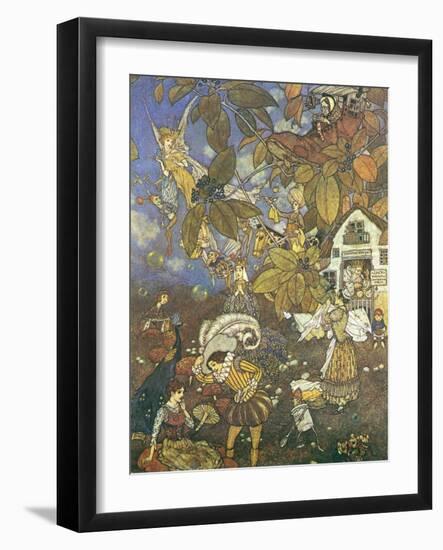 CA Fairy 30-Vintage Apple Collection-Framed Giclee Print