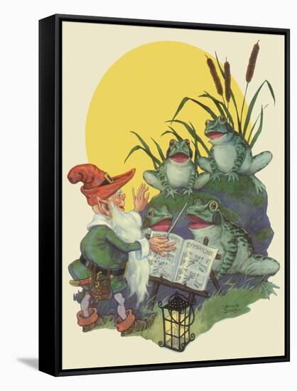 CA Fairy 32-Vintage Apple Collection-Framed Stretched Canvas