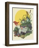 CA Fairy 32-Vintage Apple Collection-Framed Giclee Print