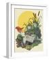 CA Fairy 32-Vintage Apple Collection-Framed Giclee Print