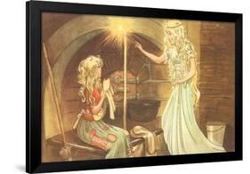 CA Fairy 35-Vintage Apple Collection-Framed Giclee Print