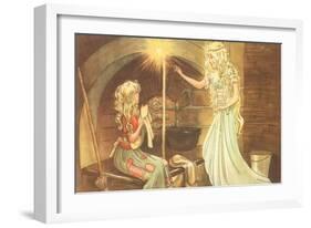 CA Fairy 35-Vintage Apple Collection-Framed Giclee Print