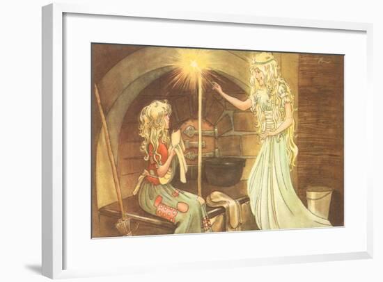 CA Fairy 35-Vintage Apple Collection-Framed Giclee Print