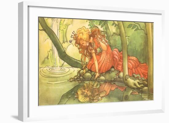 CA Fairy 36-Vintage Apple Collection-Framed Giclee Print