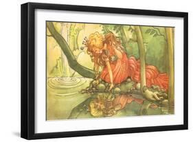 CA Fairy 36-Vintage Apple Collection-Framed Giclee Print