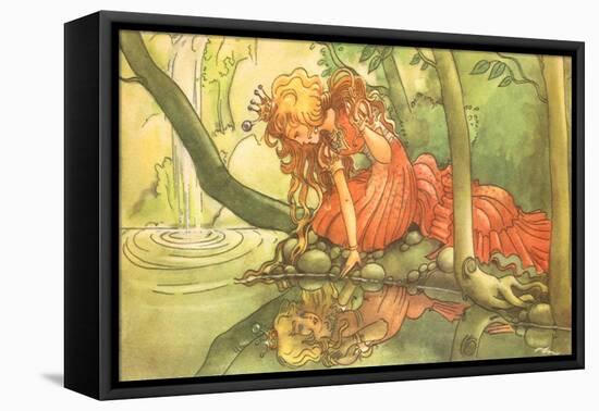 CA Fairy 36-Vintage Apple Collection-Framed Stretched Canvas