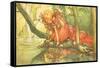 CA Fairy 36-Vintage Apple Collection-Framed Stretched Canvas