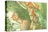 CA Fairy 37-Vintage Apple Collection-Stretched Canvas