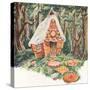 CA Fairy 39-Vintage Apple Collection-Stretched Canvas