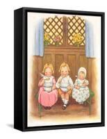 CA Fairy 42-Vintage Apple Collection-Framed Stretched Canvas