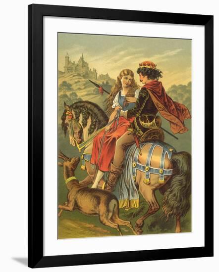 CA Fairy 43-Vintage Apple Collection-Framed Giclee Print