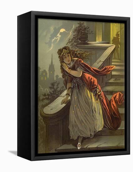 CA Fairy 44-Vintage Apple Collection-Framed Stretched Canvas