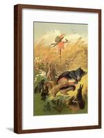 CA Fairy 45-Vintage Apple Collection-Framed Giclee Print