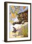 CA Fairy 53-Vintage Apple Collection-Framed Giclee Print