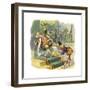 CA Fairy 60-Vintage Apple Collection-Framed Giclee Print