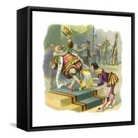 CA Fairy 60-Vintage Apple Collection-Framed Stretched Canvas