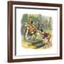 CA Fairy 60-Vintage Apple Collection-Framed Giclee Print