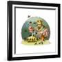 CA Fairy 61-Vintage Apple Collection-Framed Giclee Print