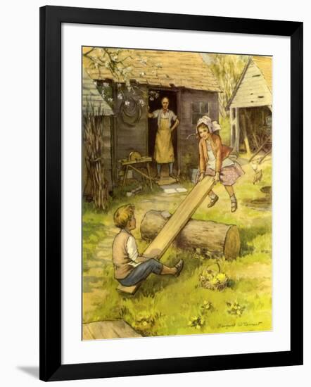 CA Fairy 66-Vintage Apple Collection-Framed Giclee Print