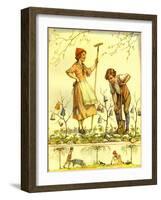 CA Fairy 72-Vintage Apple Collection-Framed Giclee Print