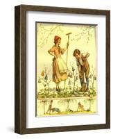 CA Fairy 72-Vintage Apple Collection-Framed Giclee Print