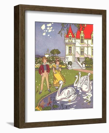 CA Fairy 76-Vintage Apple Collection-Framed Giclee Print