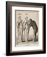 Ça Prendra T'-Il!, 1870-Honore Daumier-Framed Giclee Print