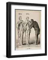 Ça Prendra T'-Il!, 1870-Honore Daumier-Framed Giclee Print