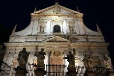 Krakows Main Square at Night-caamalf-Photographic Print