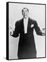 Cab Calloway, Flamboyant African America Bandleader Holding Conductor's Baton. 1951-null-Framed Stretched Canvas