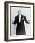 Cab Calloway, Flamboyant African America Bandleader Holding Conductor's Baton. 1951-null-Framed Art Print