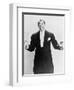 Cab Calloway, Flamboyant African America Bandleader Holding Conductor's Baton. 1951-null-Framed Art Print