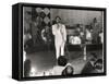 Cab Calloway Performing at the Clover Club, C.1950-null-Framed Stretched Canvas