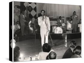 Cab Calloway Performing at the Clover Club, C.1950-null-Stretched Canvas