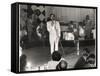 Cab Calloway Performing at the Clover Club, C.1950-null-Framed Stretched Canvas