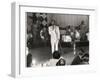 Cab Calloway Performing at the Clover Club, C.1950-null-Framed Photographic Print