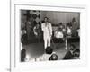 Cab Calloway Performing at the Clover Club, C.1950-null-Framed Photographic Print