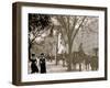 Cab Stand at Madison Square, New York-null-Framed Photo