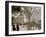 Cab Stand at Madison Square, New York-null-Framed Photo