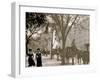 Cab Stand at Madison Square, New York-null-Framed Photo