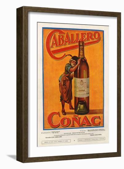 Caballero, Magazine Advertisement, Spain, 1920-null-Framed Giclee Print