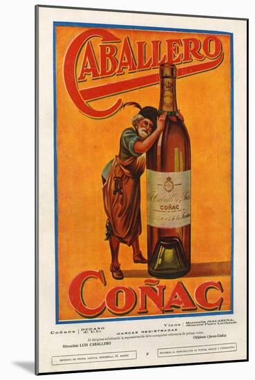 Caballero, Magazine Advertisement, Spain, 1920-null-Mounted Giclee Print