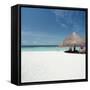 Cabana at the Beach-null-Framed Stretched Canvas