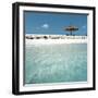 Cabana at the Beach-null-Framed Photographic Print