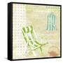 Cabana Beach Citrus Collage I-Paul Brent-Framed Stretched Canvas