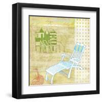 Cabana Beach Citrus Collage II-Paul Brent-Framed Art Print