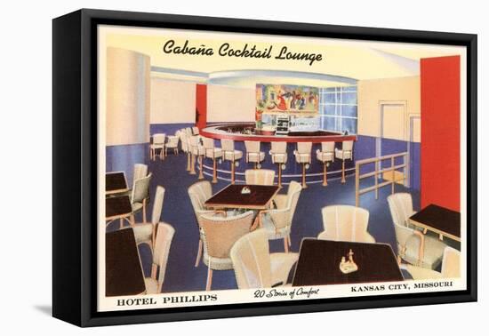 Cabana Cocktail Lounge, Kansas City, Missouri-null-Framed Stretched Canvas