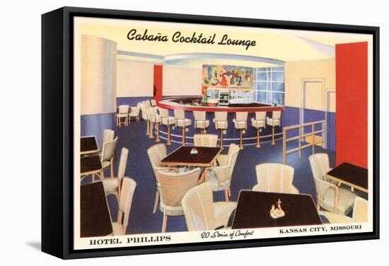 Cabana Cocktail Lounge, Kansas City, Missouri-null-Framed Stretched Canvas